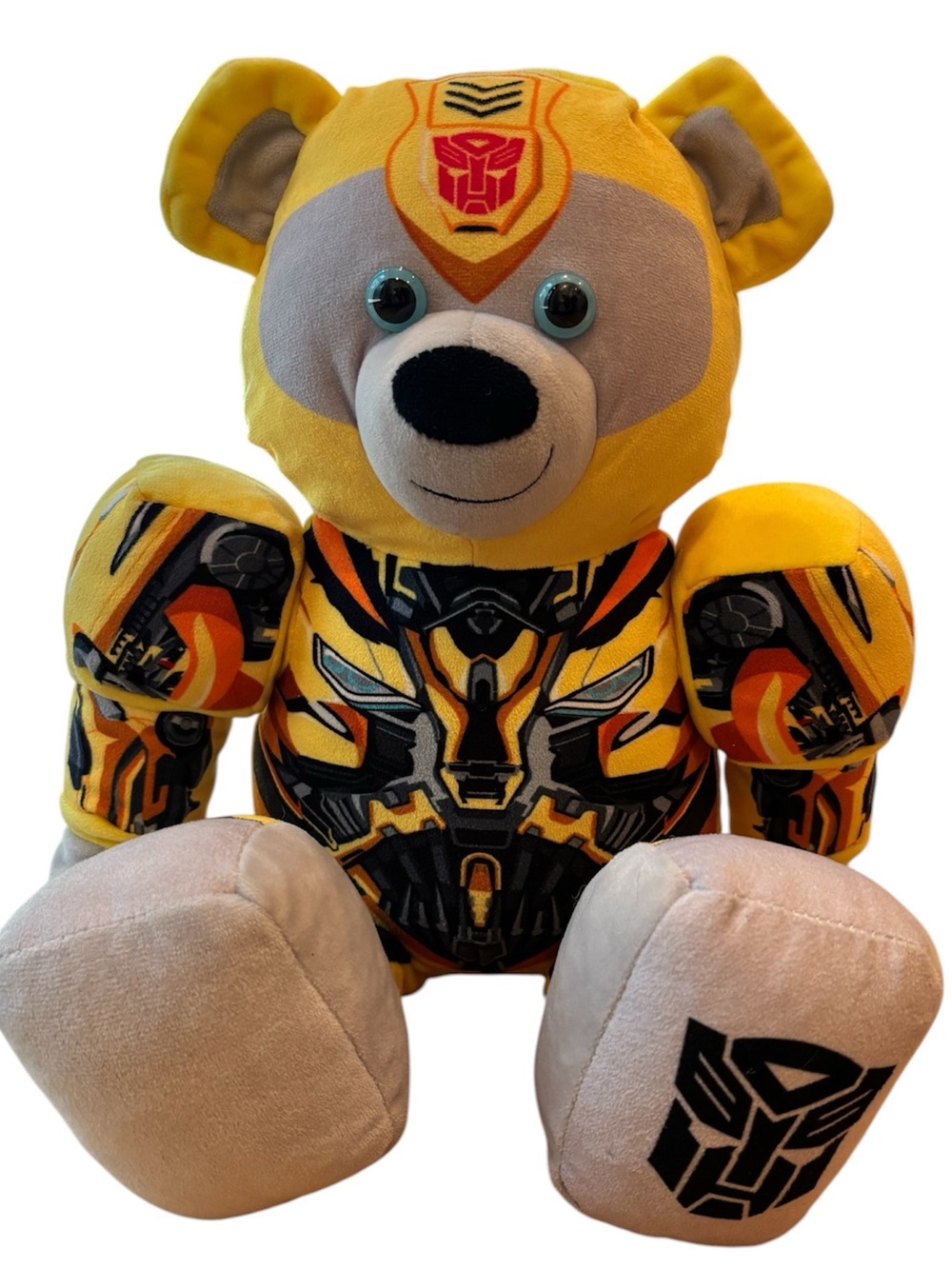 Build a Bear Transformers Bumblebee Bear Plush